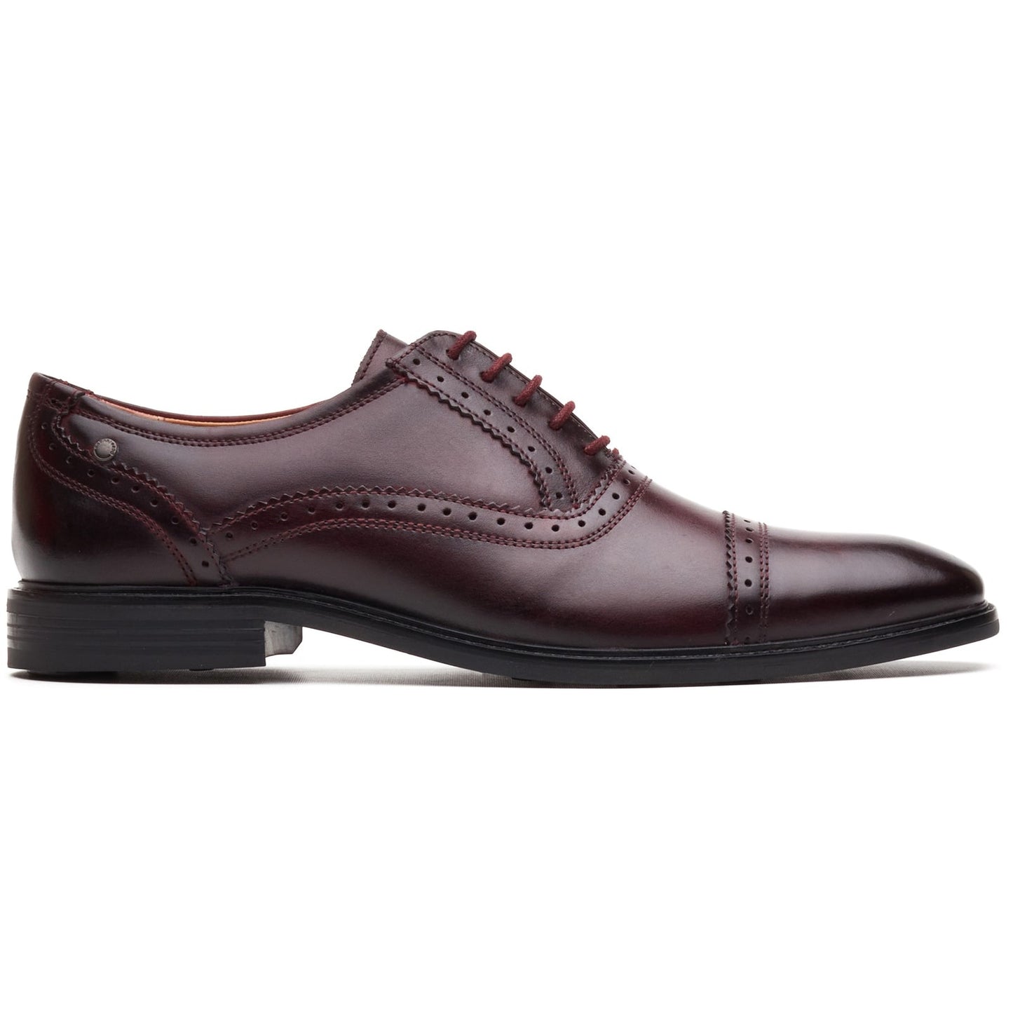 Base London ASCOT Mens Oxford Shoes Wine