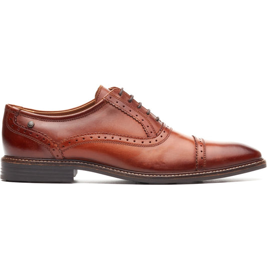 Base London ASCOT Mens Oxford Shoes Tan