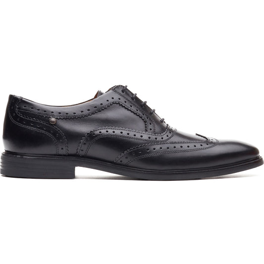 Base London CLARENCE Mens Brogue Shoes Black