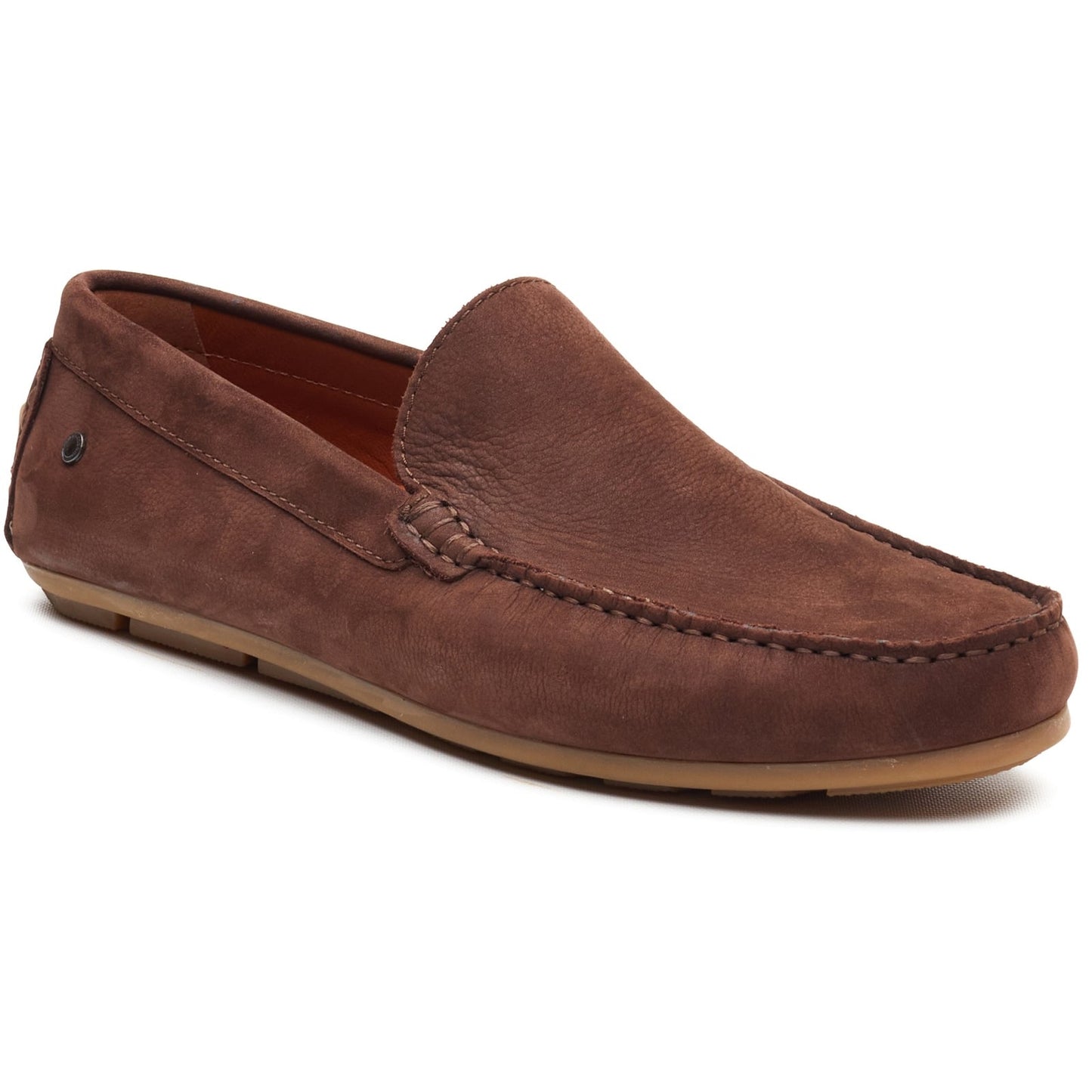 Base London MOSS Mens Moccasins Brown