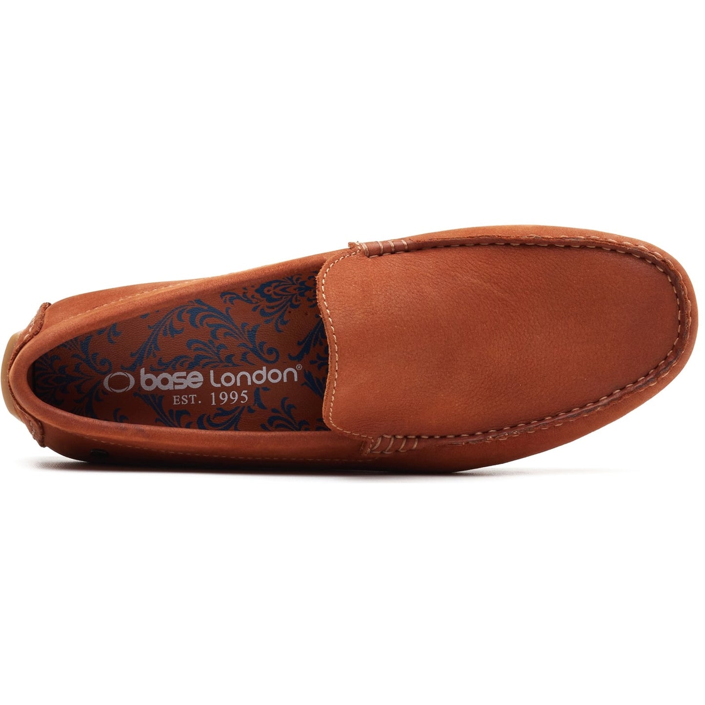Base London MOSS Mens Moccasins Tan