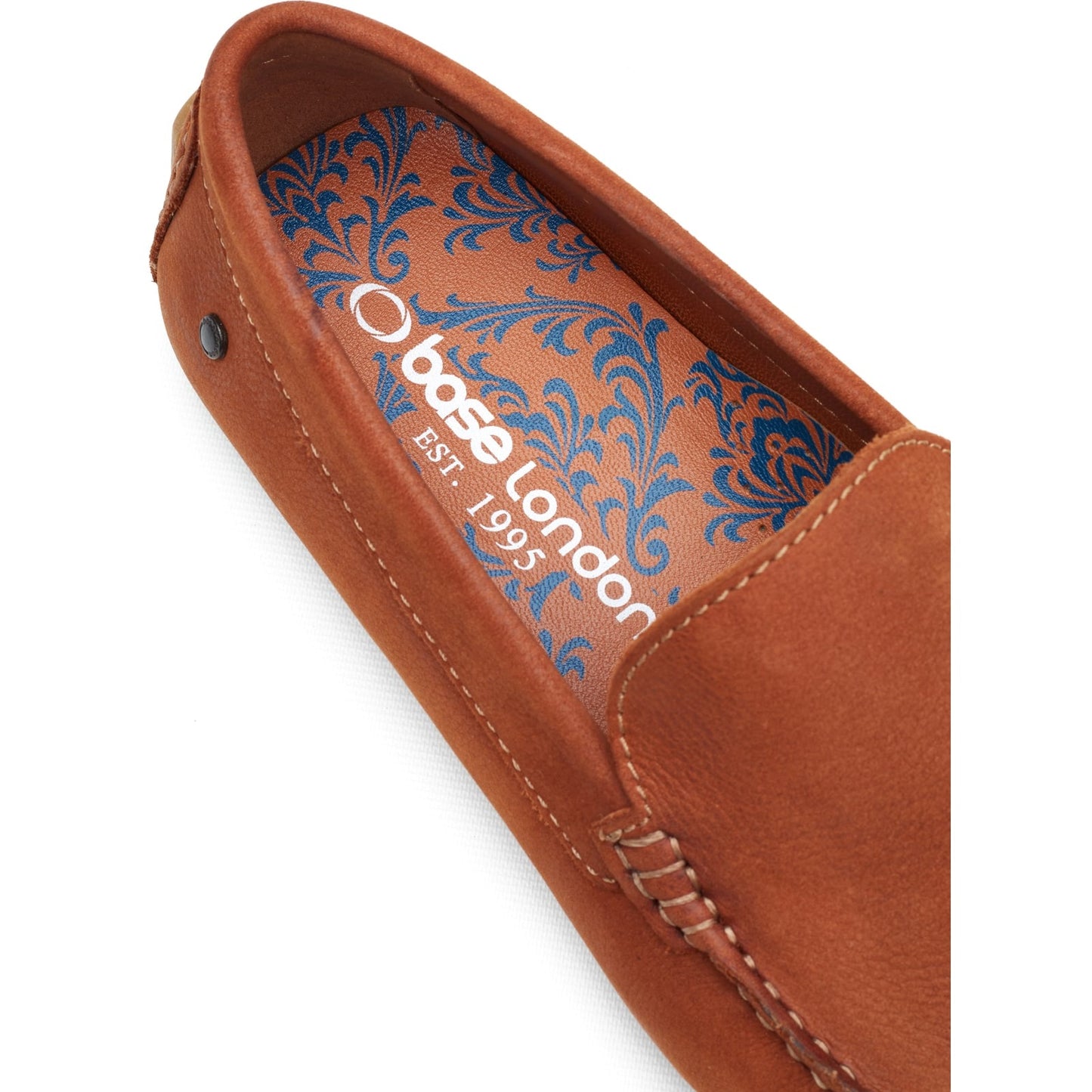 Base London MOSS Mens Moccasins Tan