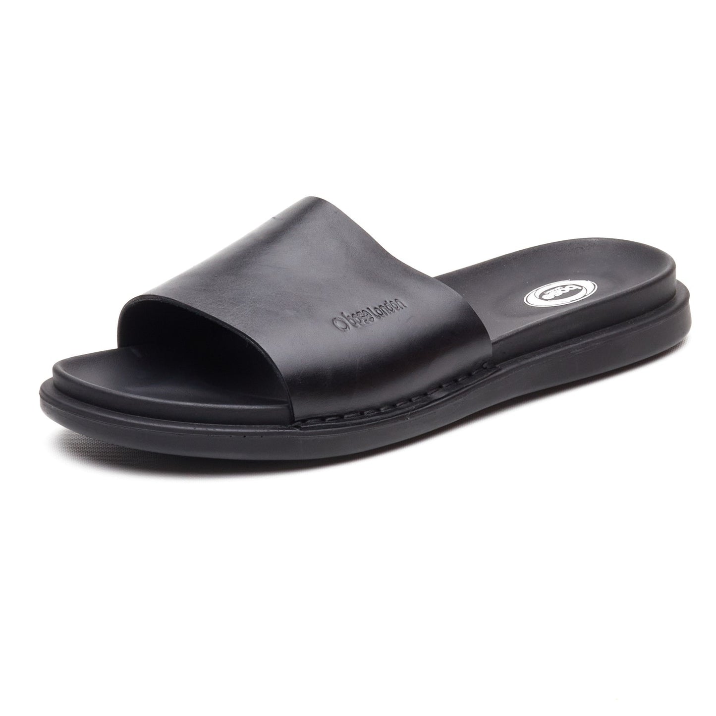 Base London ALBANY Mens Sliders Black