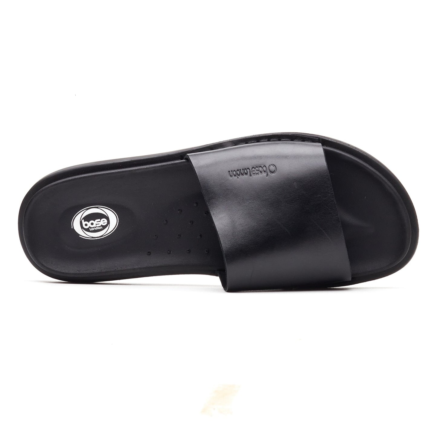 Base London ALBANY Mens Sliders Black
