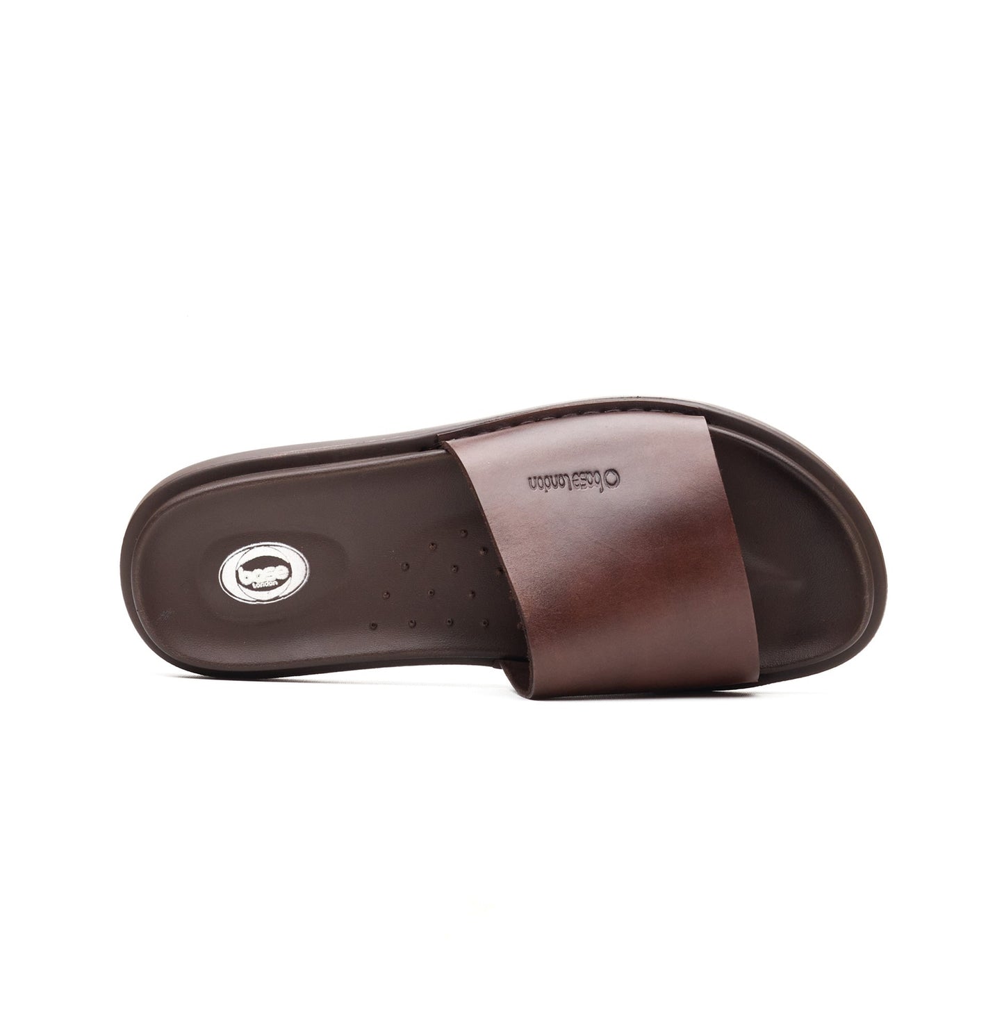 Base London ALBANY Mens Sliders Brown