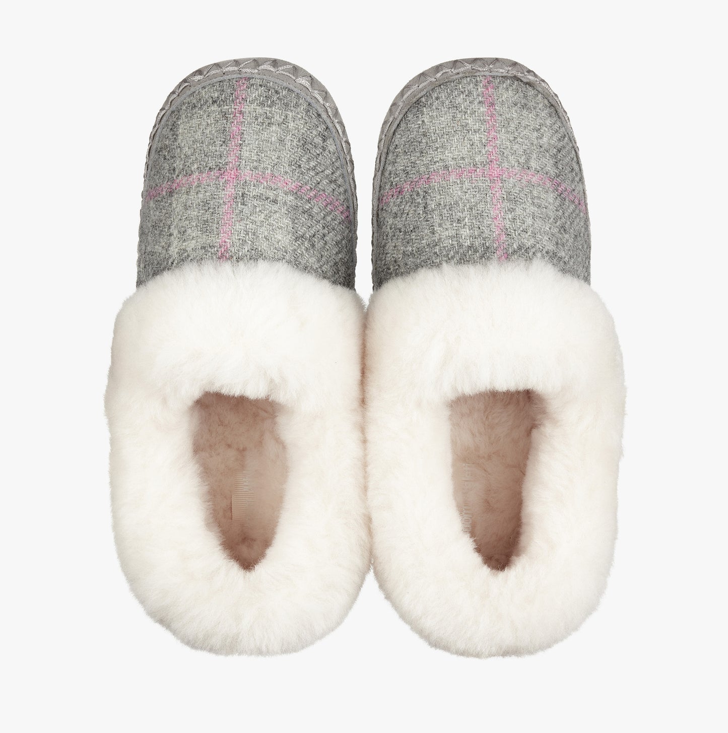 Bedroom Athletics DIANA Womens Moccasins Grey/Pink Check