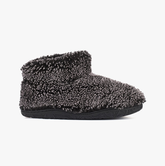 Bedroom Athletics LEONARDO Mens Sherpa Boots Washed Black