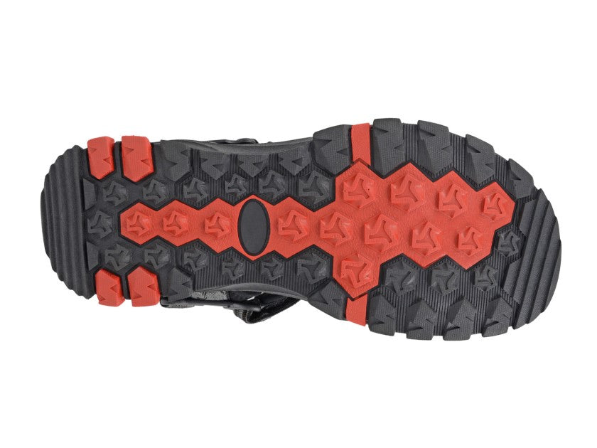 PDQ TRENT Mens Hiking & Trail Sandals Grey/Black