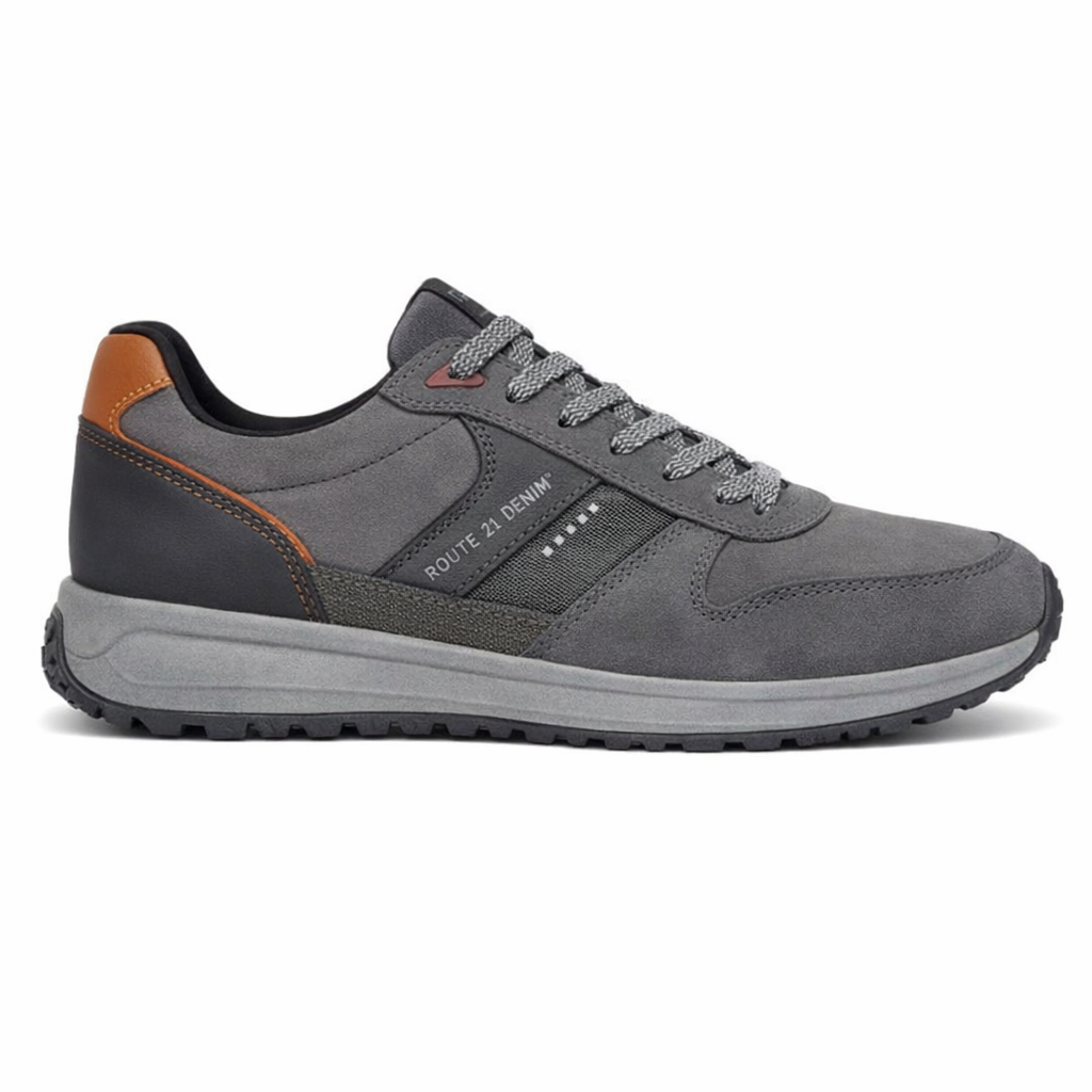 R21 Original M616 Mens Casual Trainers Grey/Black
