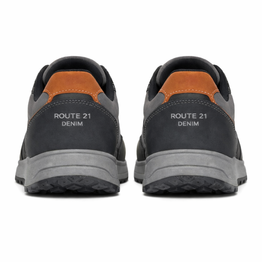 R21 Original M616 Mens Casual Trainers Grey/Black