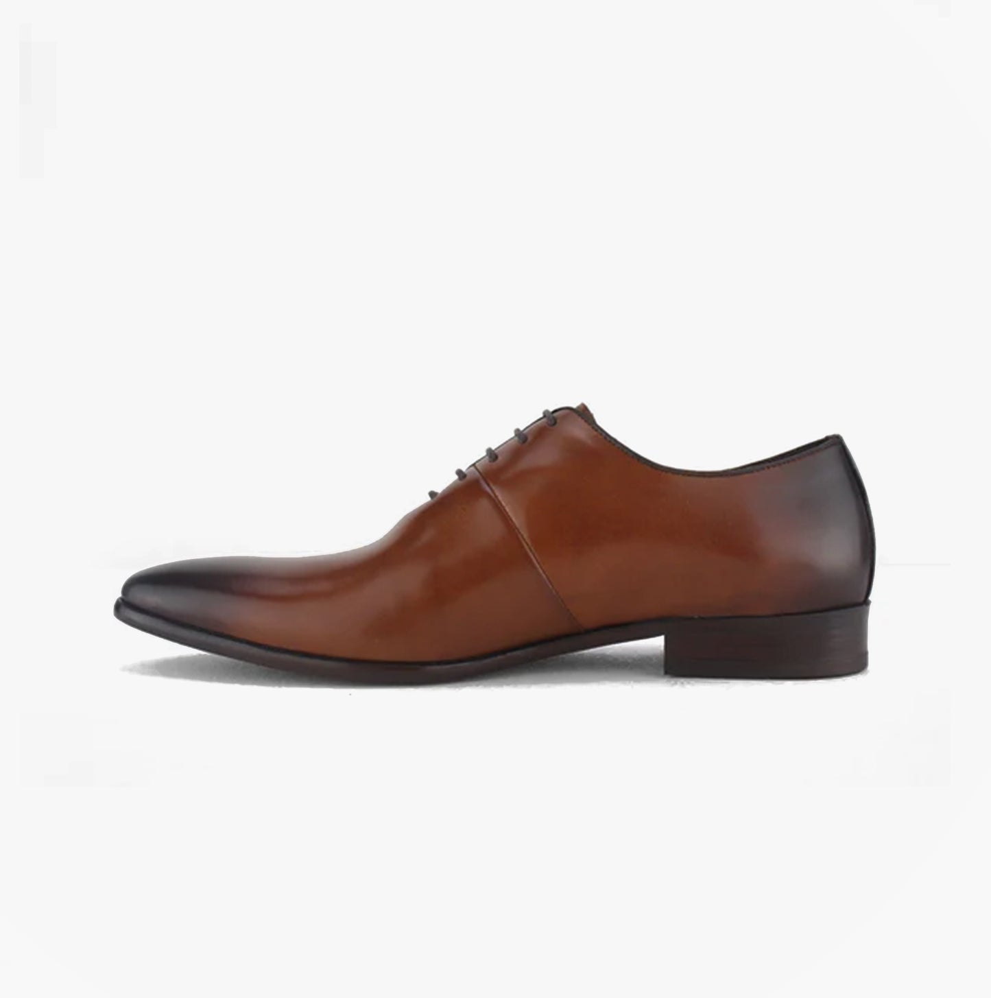 Blakeseys MASHAM Mens Leather Plain Toe Oxford Shoes Tan
