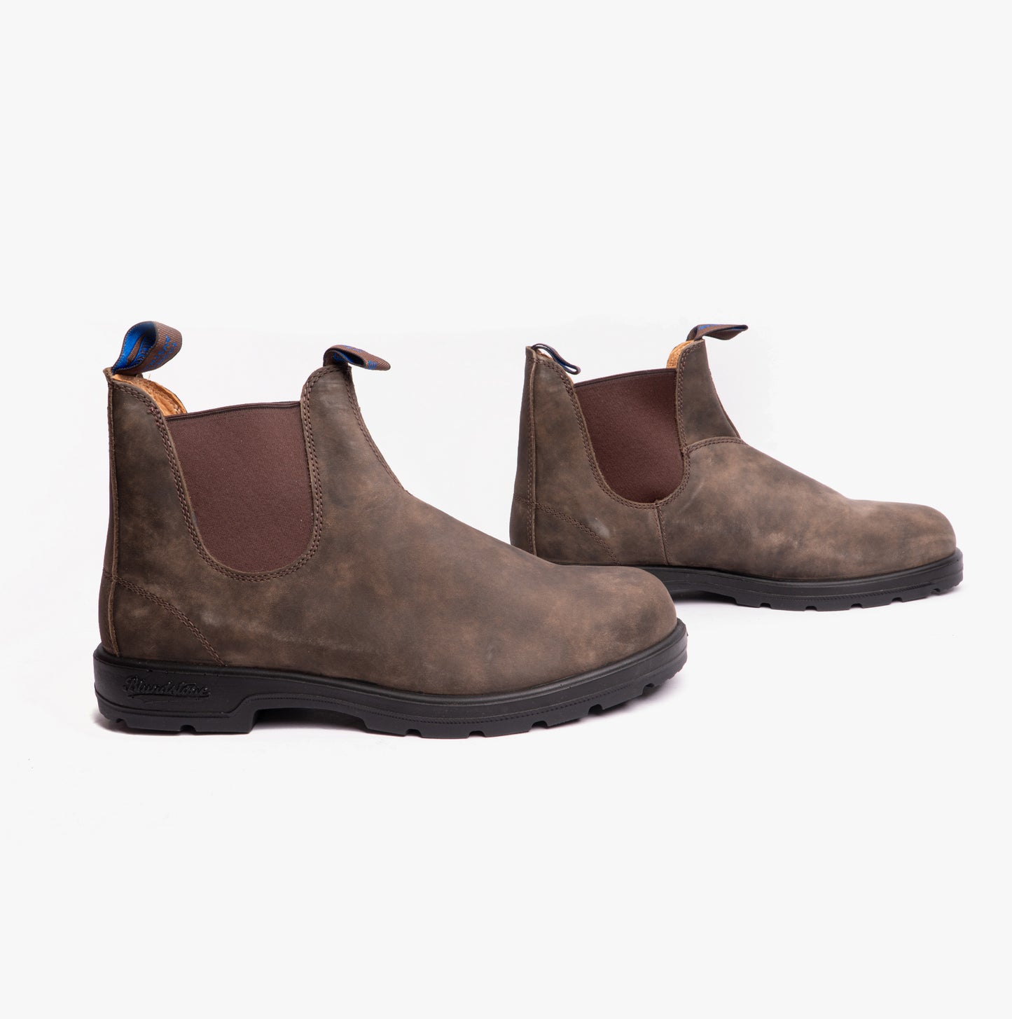 Blundstone 584 Mens Premium Nubuck Waterproof Chelsea Boots Rustic Brown