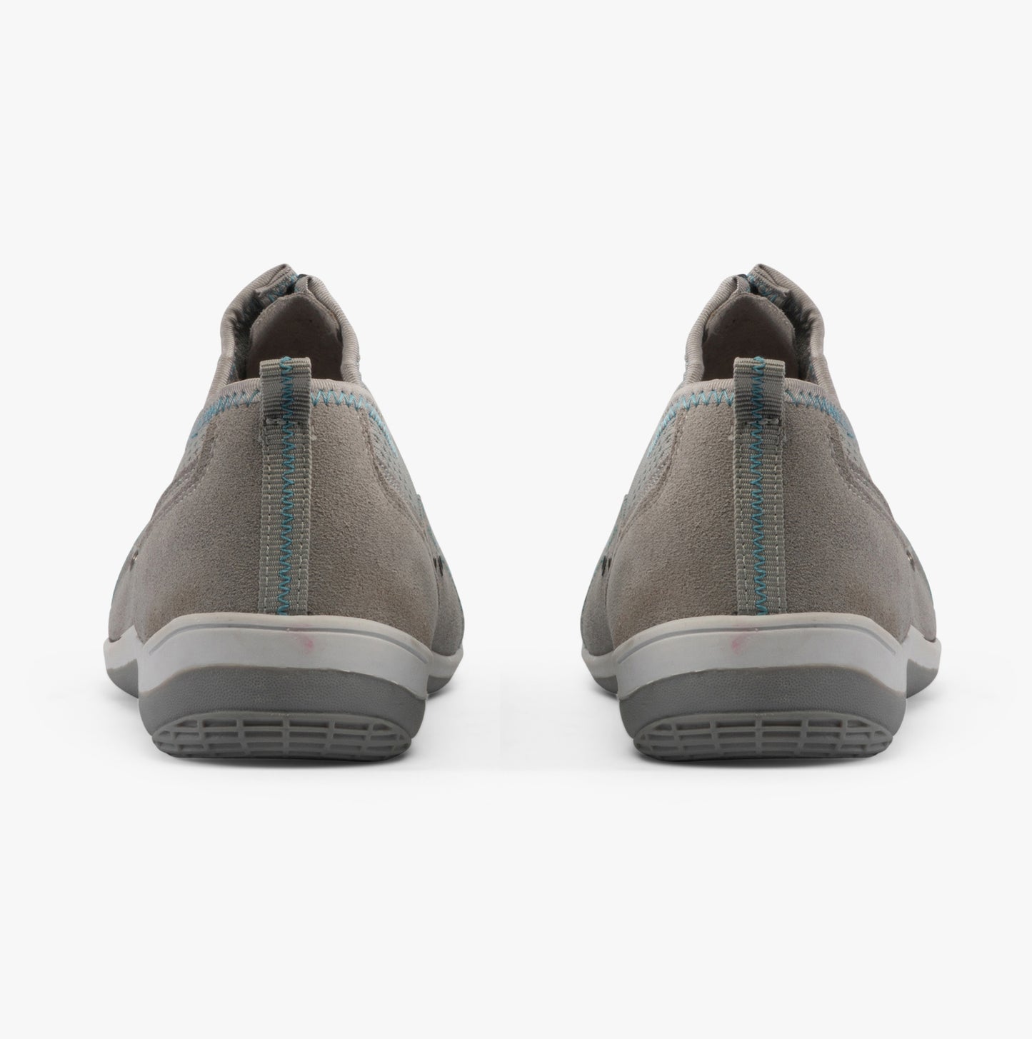 Boulevard KIMBERLEY Womens Centre Zip Mesh Leisure Shoes Grey