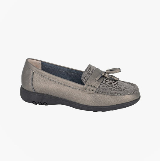 Boulevard L5012FS Ladies Shoes Pewter