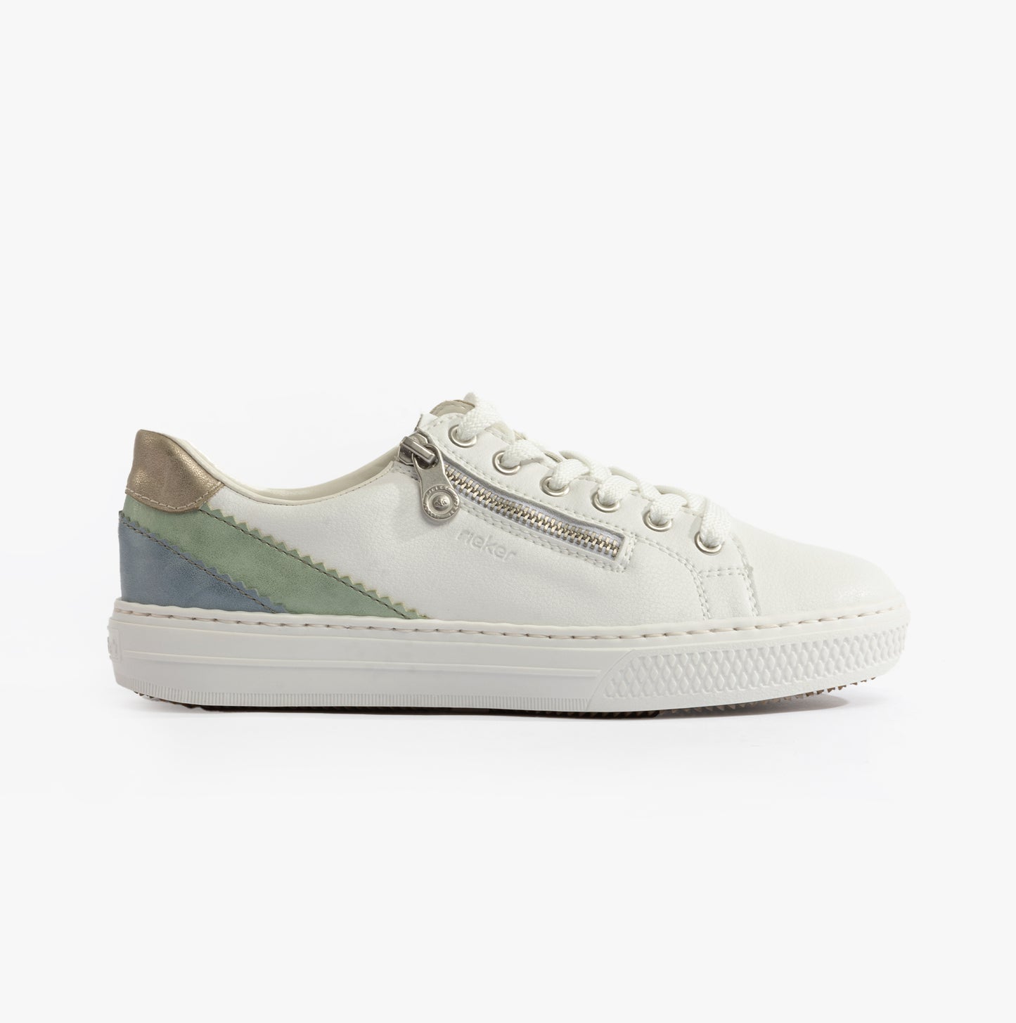 Rieker L5900-80 Womens Shoes White