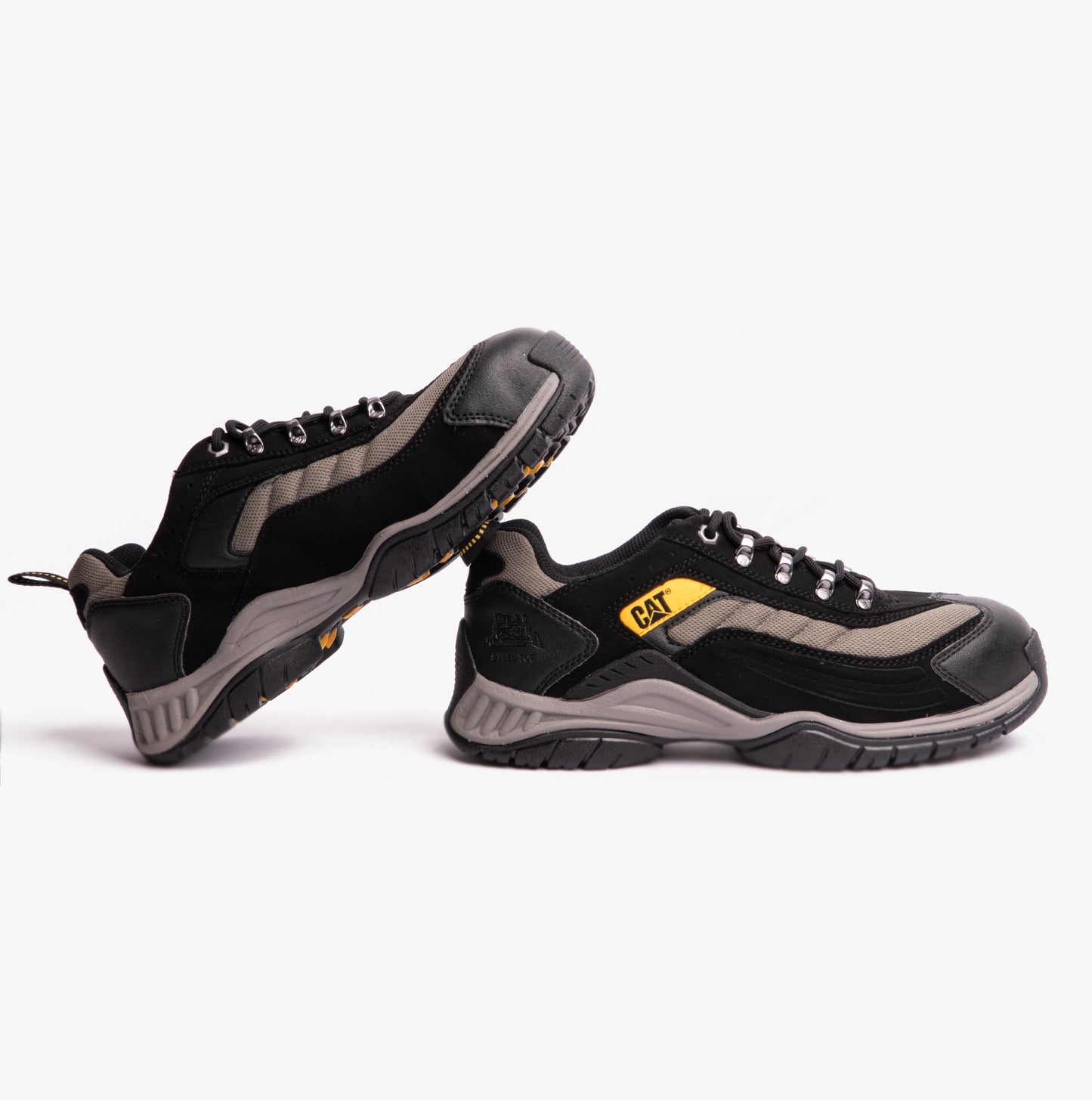 CAT MOOR Unisex Safety Trainers Black