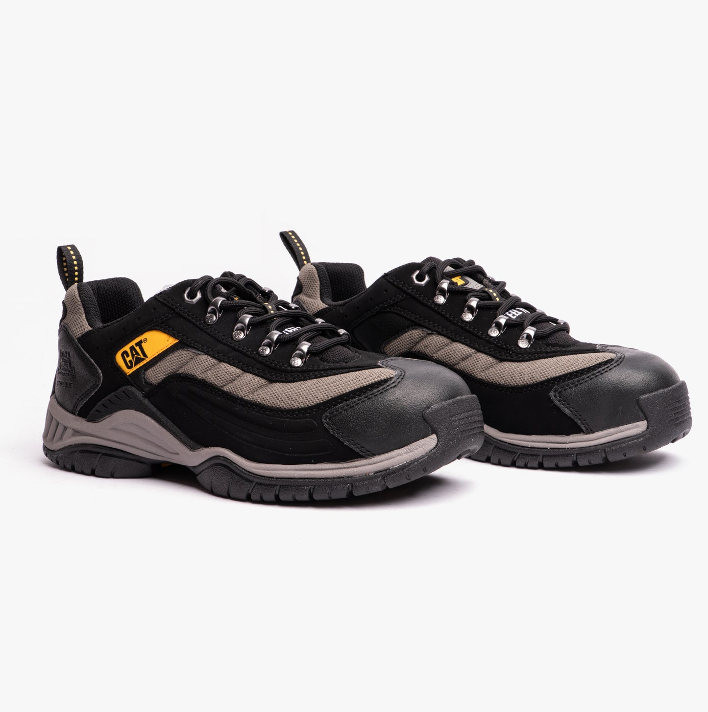 CAT MOOR Unisex Safety Trainers Black