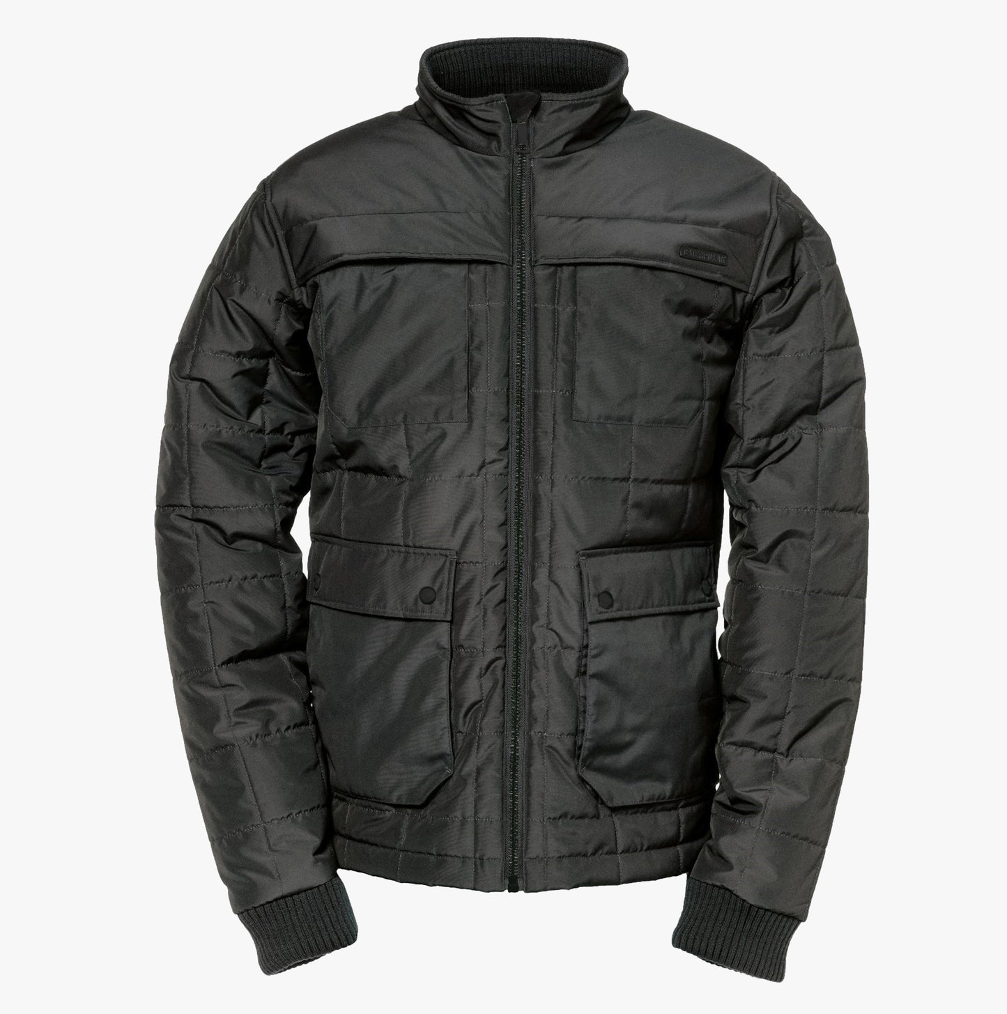 CAT TERRAIN Mens Polyester Full Zip Jacket Black
