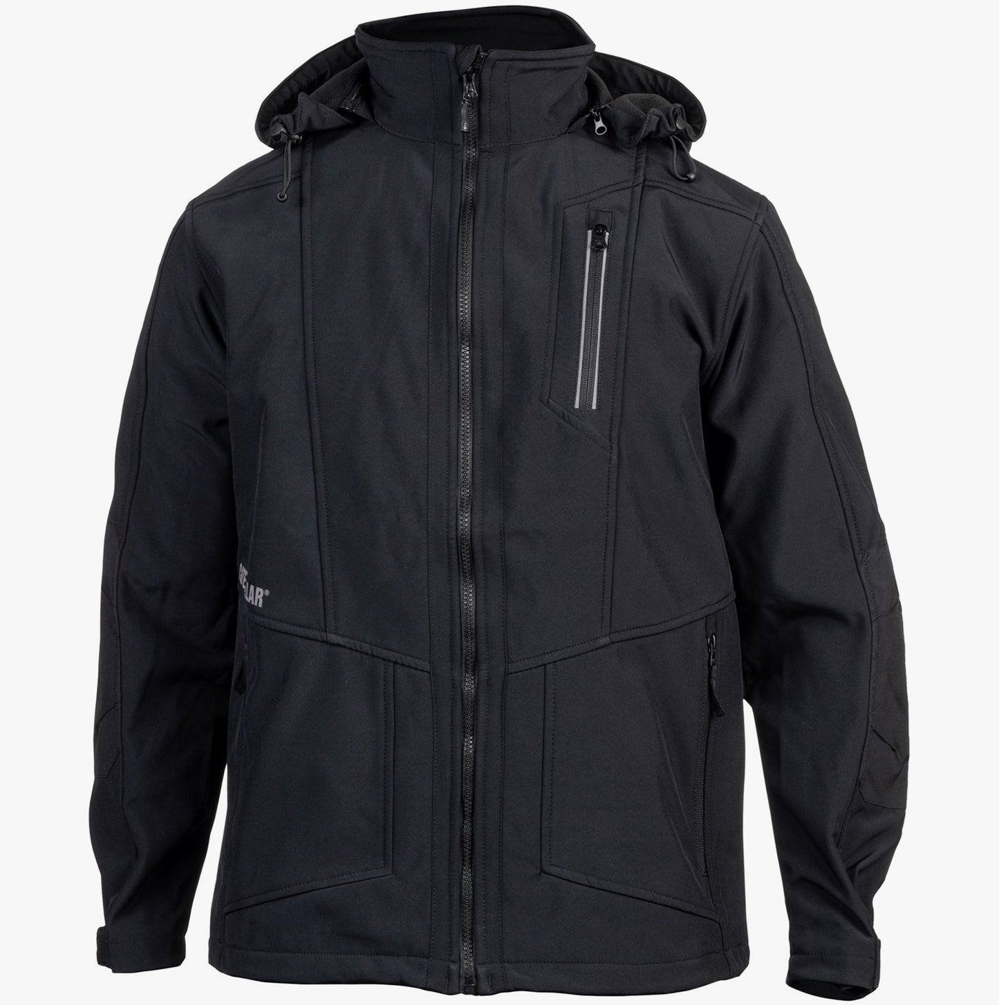 CAT MERCURY SOFT SHELL Mens Hooded Jacket Black