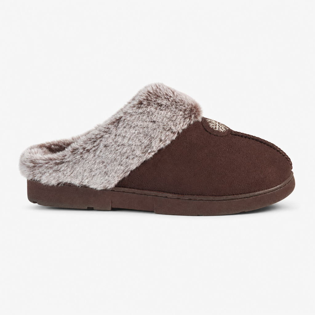 Jo & Joe SPLENDOUR Womens Mule Slippers Chocolate