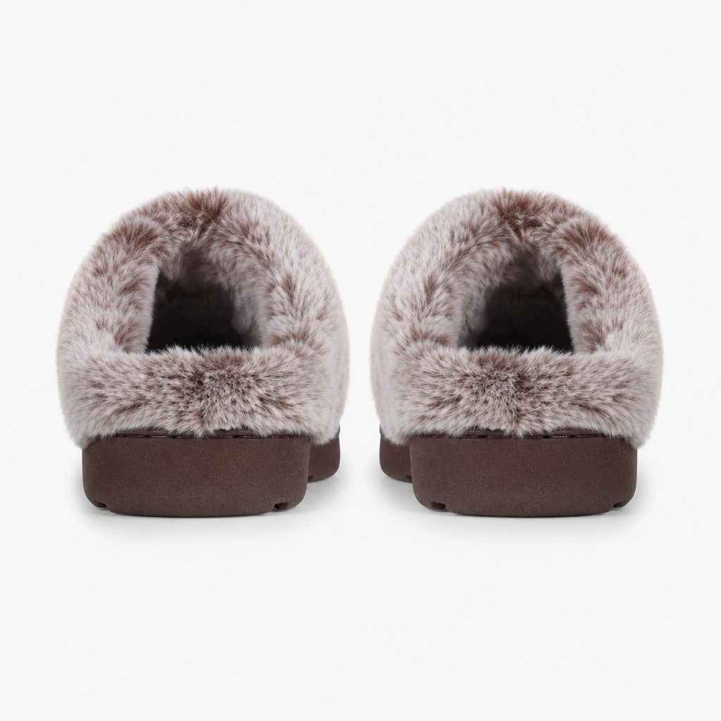 Jo & Joe SPLENDOUR Womens Mule Slippers Chocolate