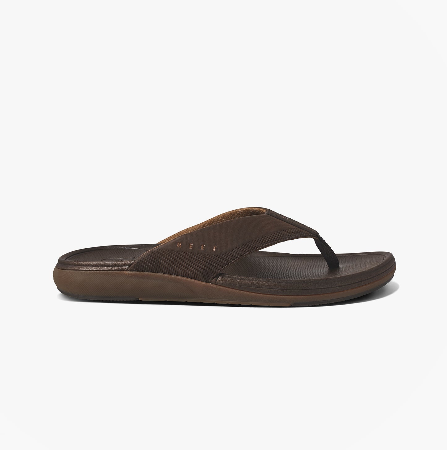 Reef CUSHION NORTE Mens Toe-Post Sandals Dark Brown