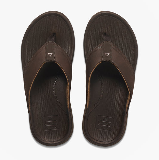 Reef CUSHION NORTE Mens Toe-Post Sandals Dark Brown