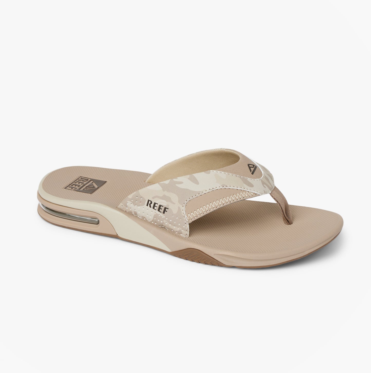 Reef FANNING Mens Toe-Post Sandals Sand Camo