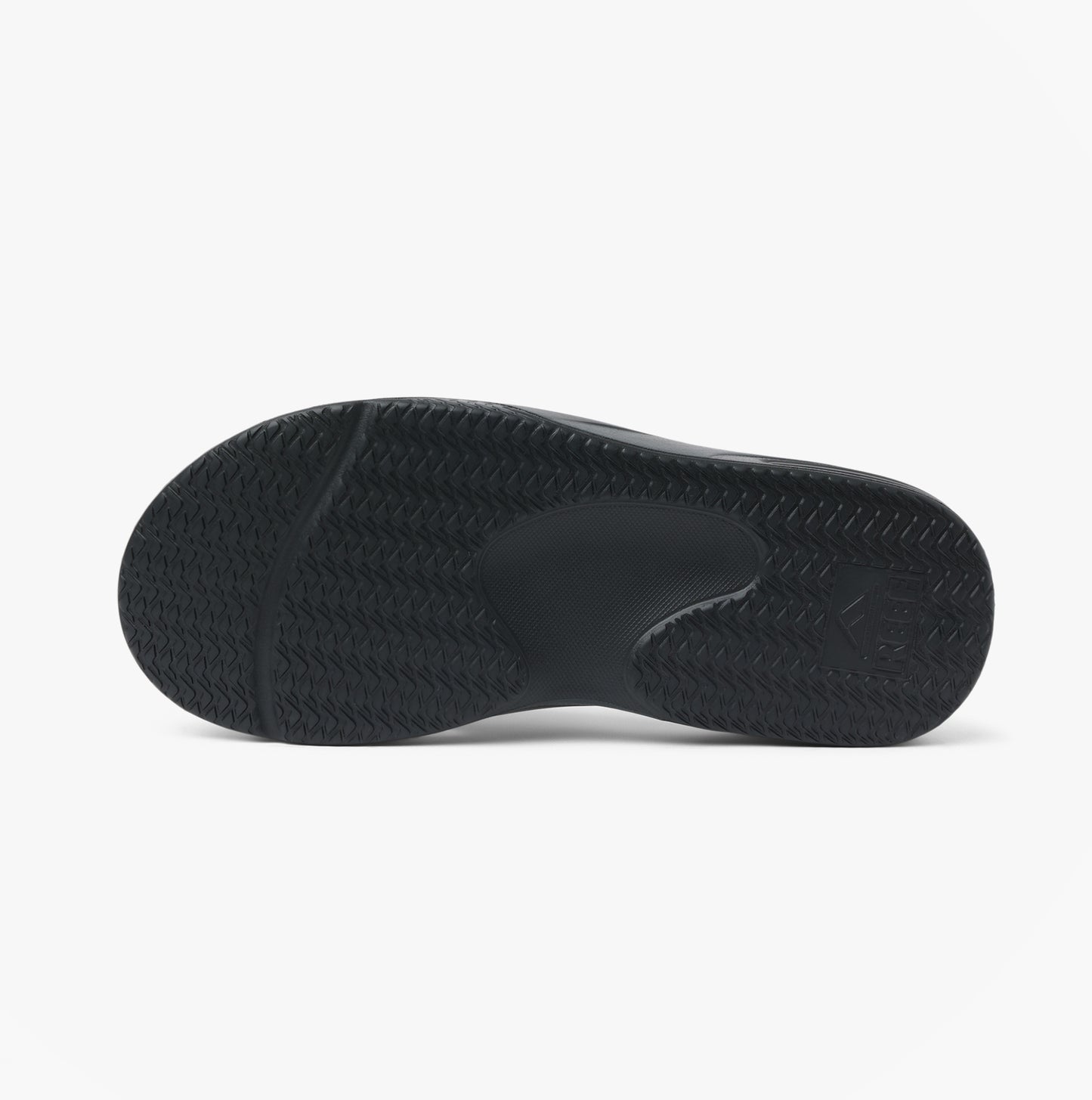 Reef FANNING H20 Mens Toe-Post Sandals Black/Silver