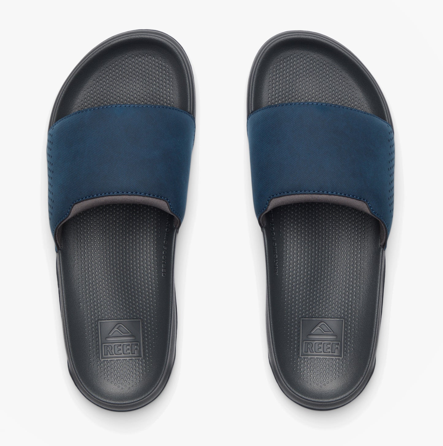 Reef TAILSLIDE Mens Sliders Grey/Navy