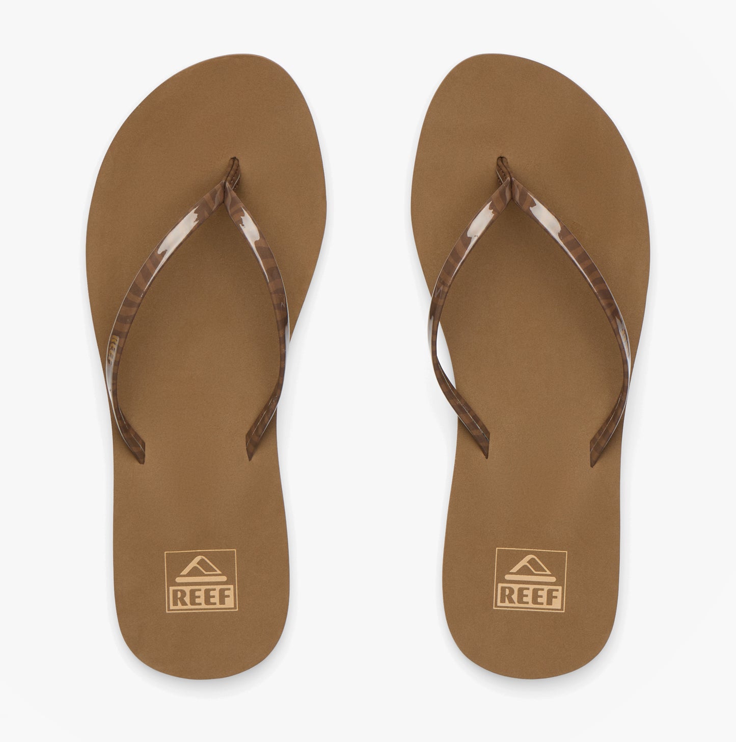 Reef BLISS NIGHTS Womens Toe-Post Sandals Chocolate Stripe