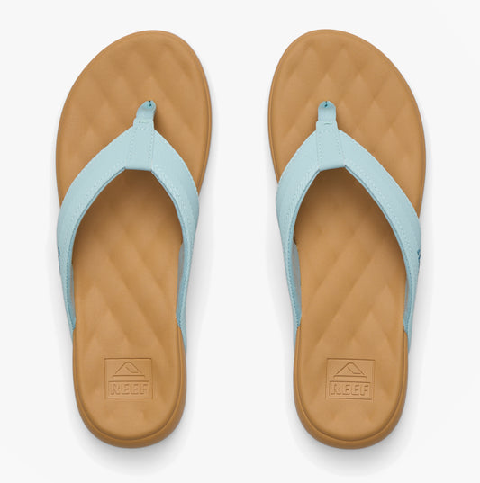 Reef CUSHION MELODY Womens Toe-Post Sandals Blue Haze/Doe