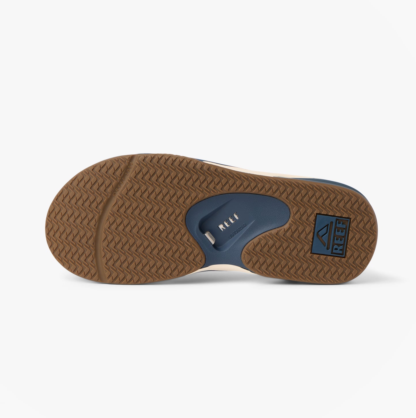 Reef FANNING Mens Toe-Post Sandals Navy/Oat