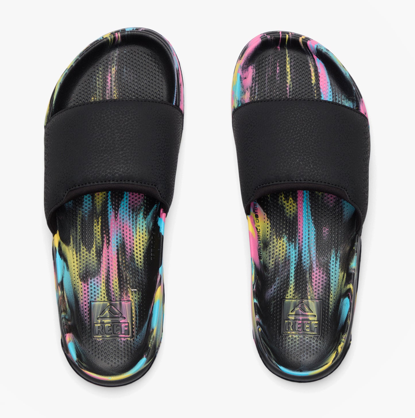Reef TAILSLIDE Mens Sliders Candy Marble