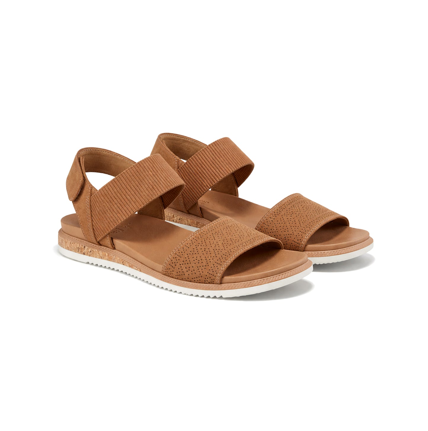 Skechers DESERT KISS LOW-TOP LOOK Womens Ankle Strap Sandals Chestnut