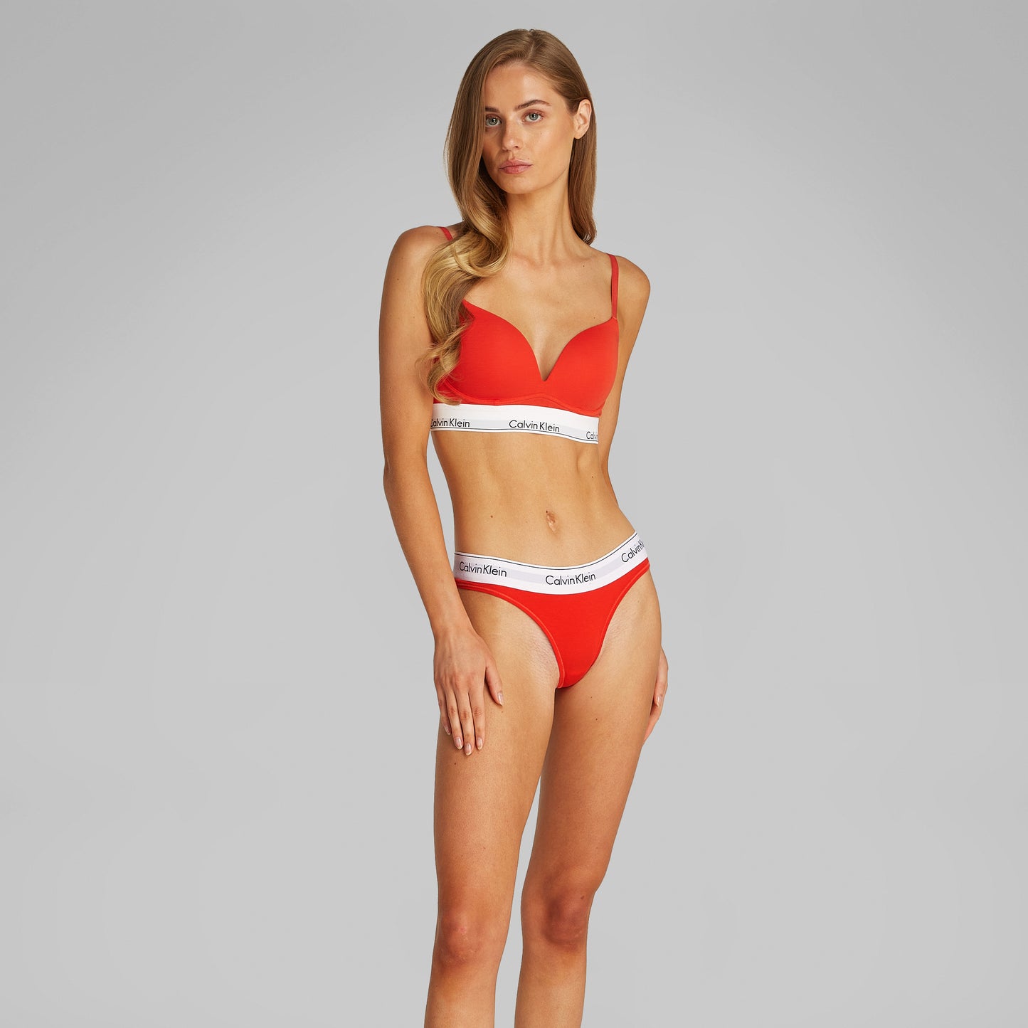 Calvin Klein ICON Cotton Modal Womens Thong Molten