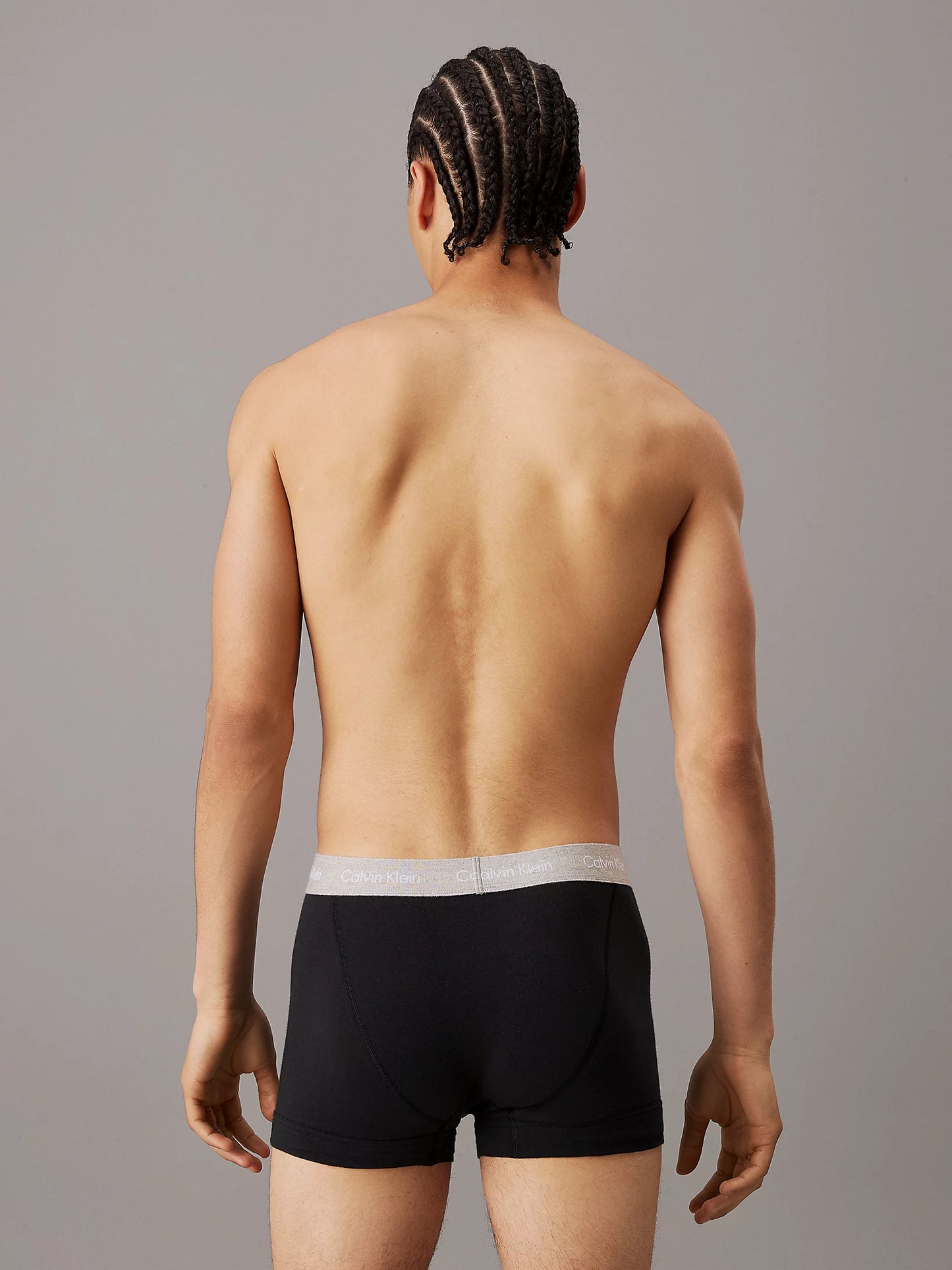 Calvin Klein COTTON STRETCH Mens 3 Pack Trunks Black