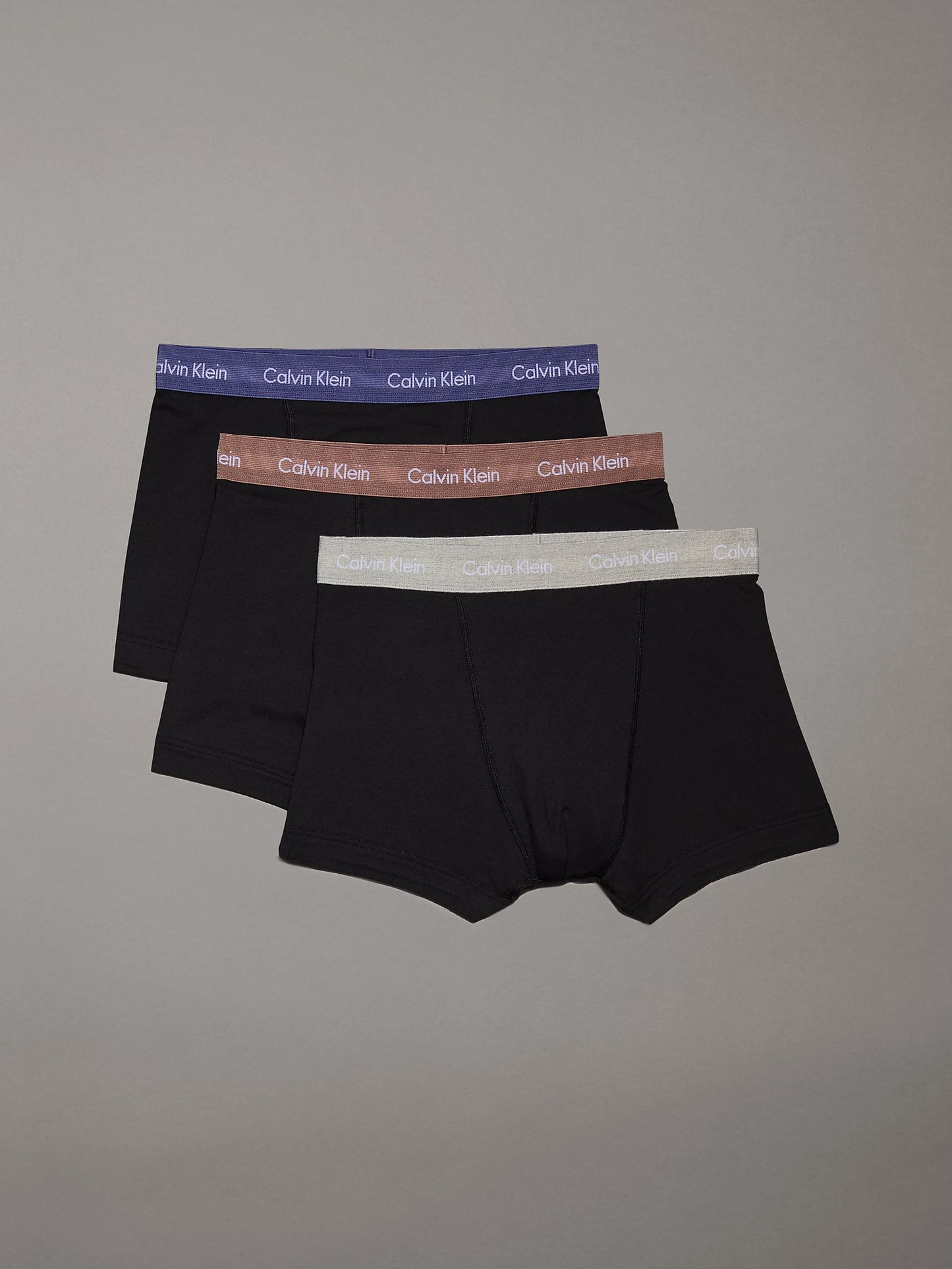 Calvin Klein COTTON STRETCH Mens 3 Pack Trunks Black