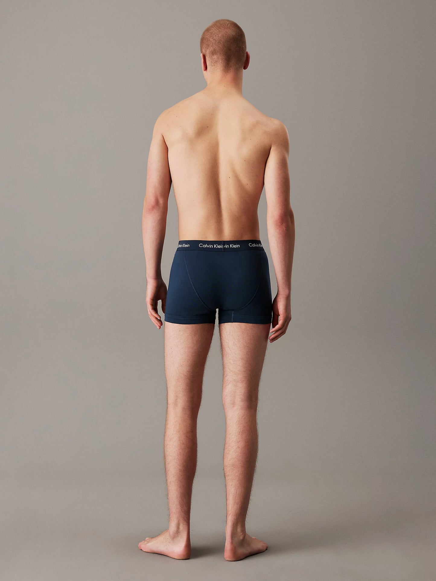 Calvin Klein COTTON STRETCH Mens 3 Pack Trunks Multicoloured