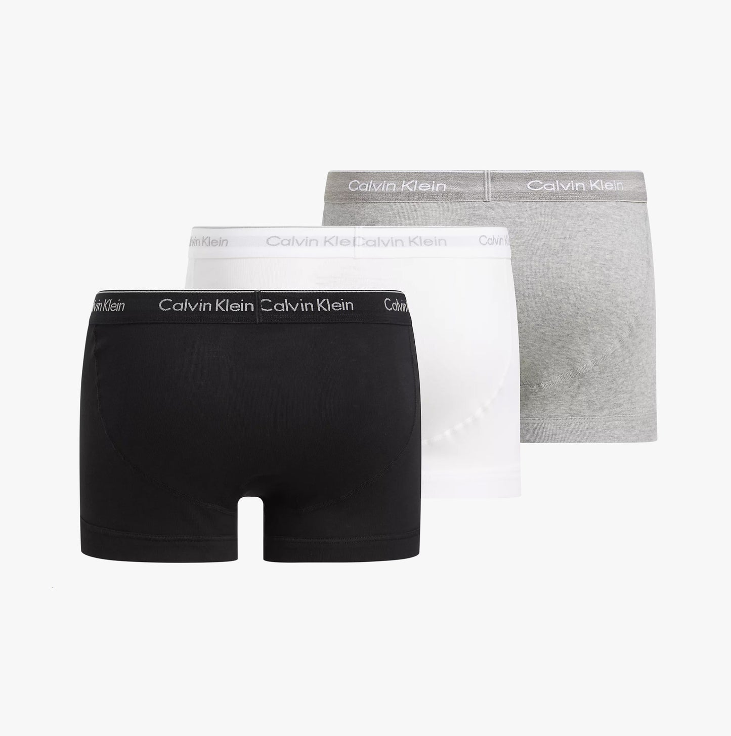 Calvin Klein COTTON CLASSICS Mens 3 Pack Trunks Multicoloured
