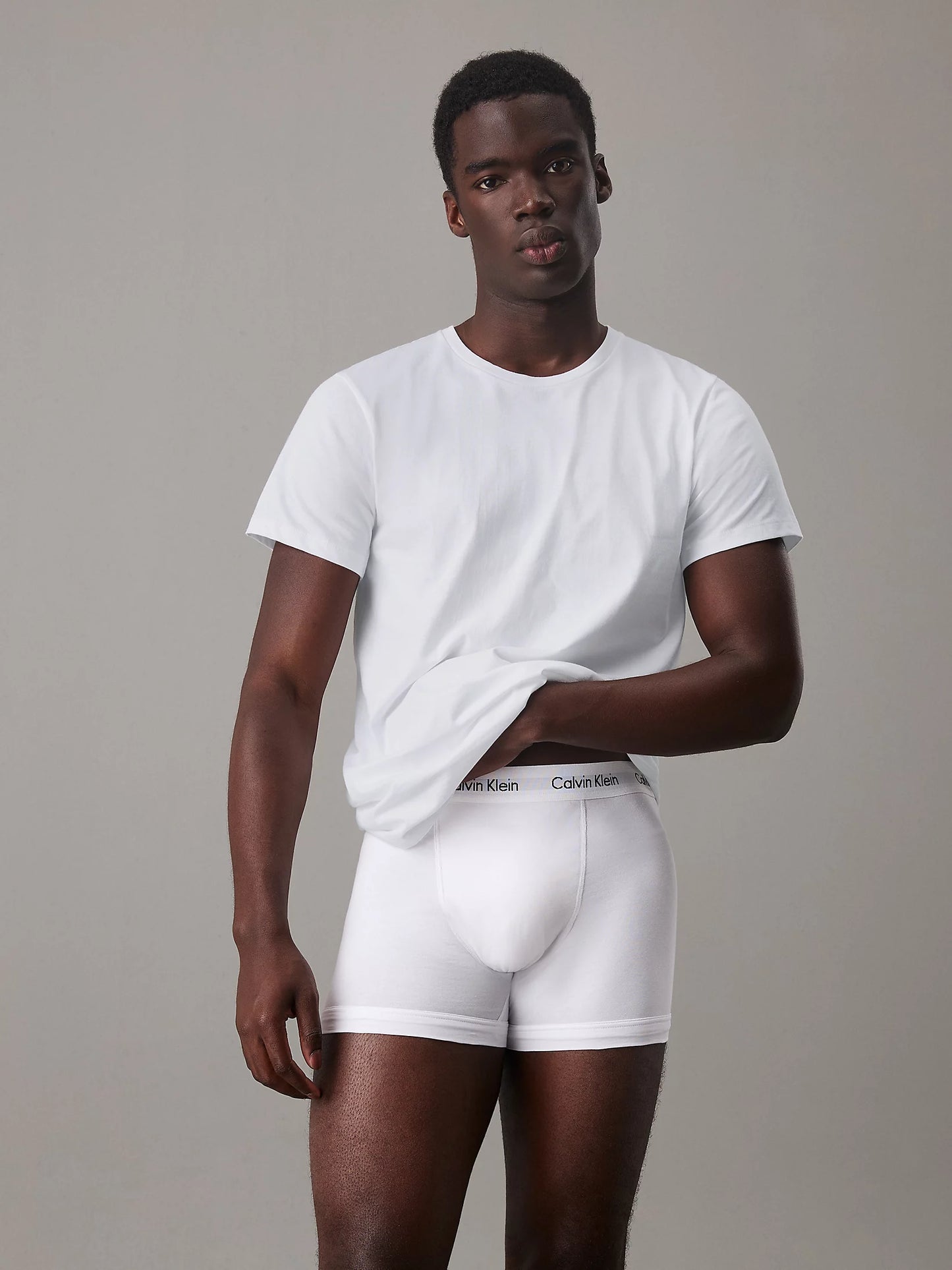 Calvin Klein  CREW NECK 3 Pack Mens Cotton T-Shirts White