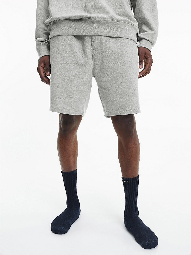 Calvin Klein MODERN COTTON TERRY LOUNGE Shorts Mens Grey Heather
