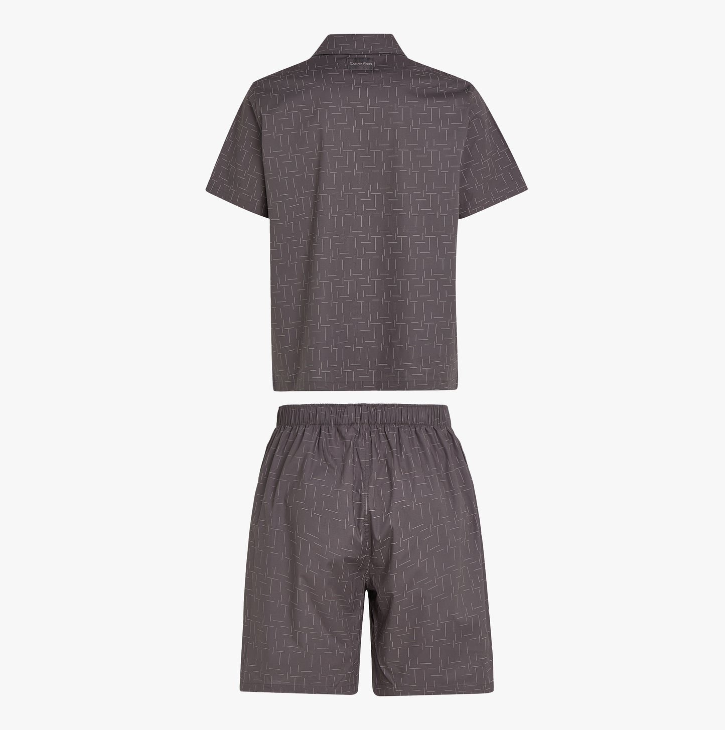 Calvin Klein Shorts Pyjama Set Mens Pure Grey