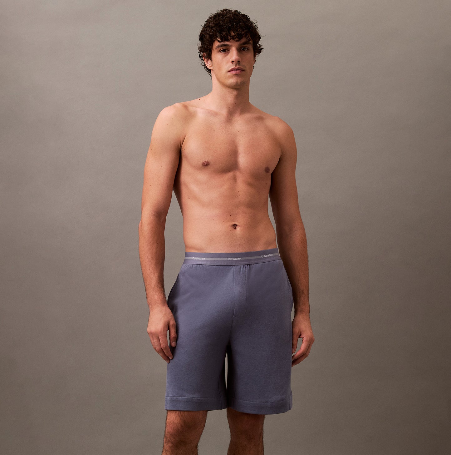 Calvin Klein SLEEP SHORT Mens Grisaille