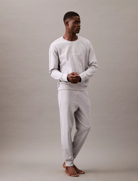 Calvin Klein MODERN TERRY Mens Sweatshirt Grey Heather