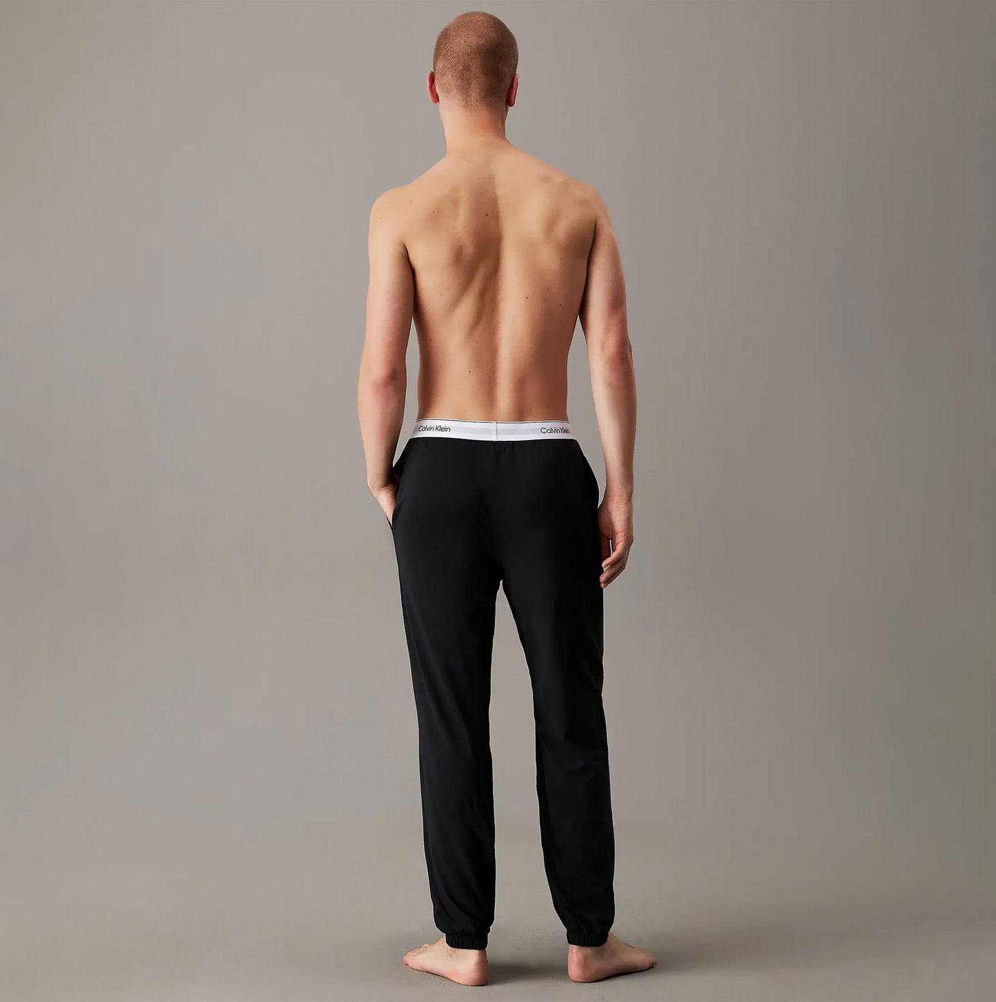 Calvin Klein ICON COTTON STRETCH Mens Lounge Joggers Black