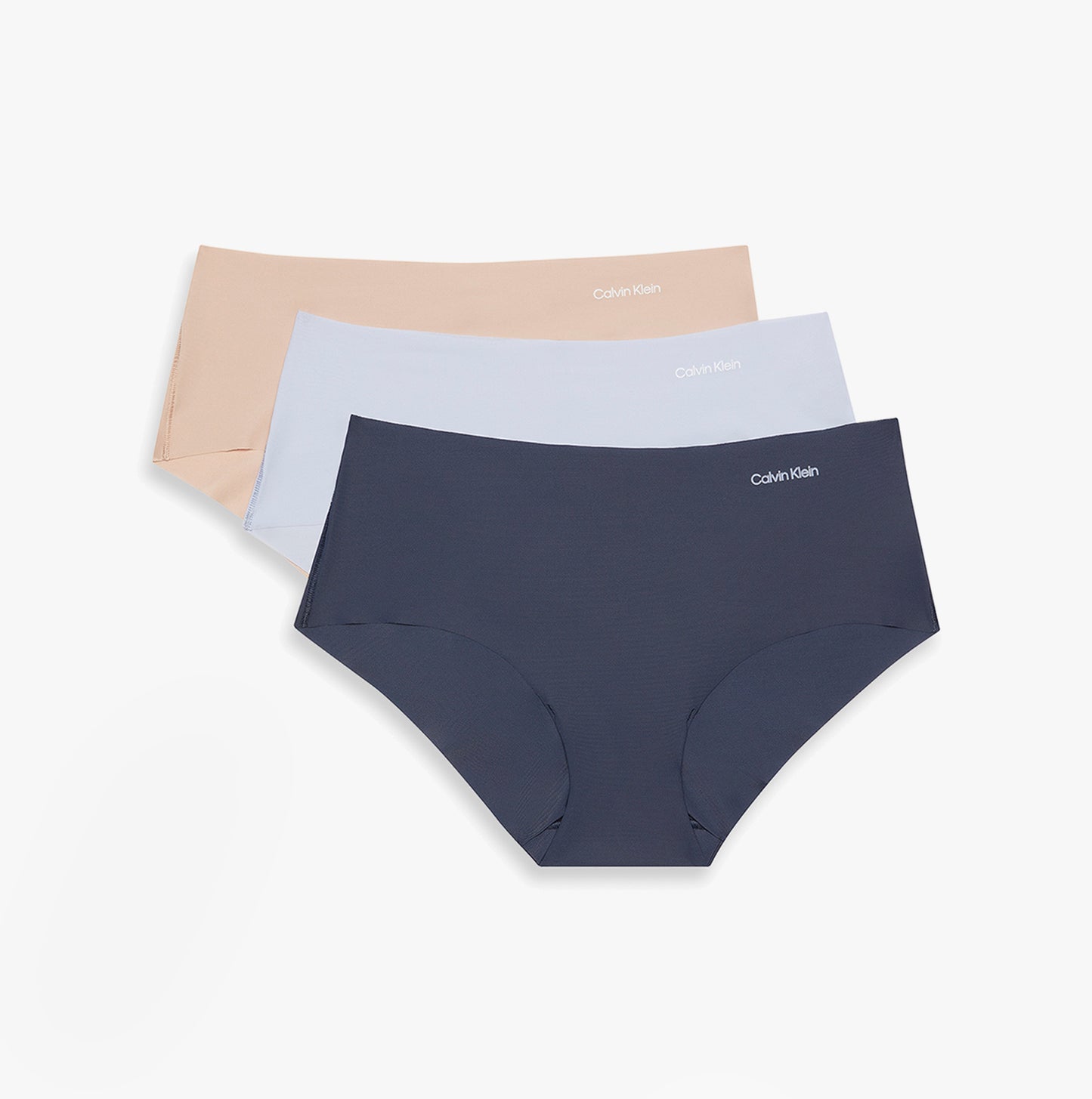 Calvin Klein Womens 3 Pack Invisible Hipster Multi