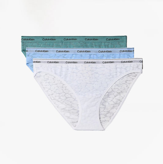 Calvin Klein BIKINI 3 PACK Womens Bikini Multicoloured