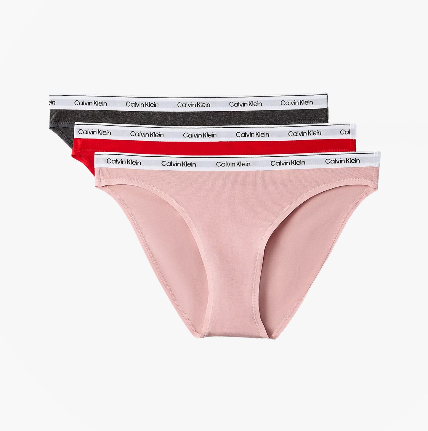 Calvin Klein 000QD5207E BIKINI 3 PACK Womens Briefs Multicoloured
