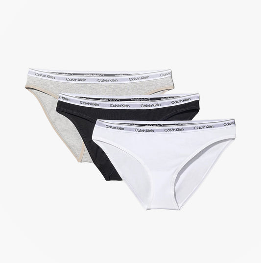Calvin Klein LOW RISE 3 Pack Bikini Womens Multicoloured